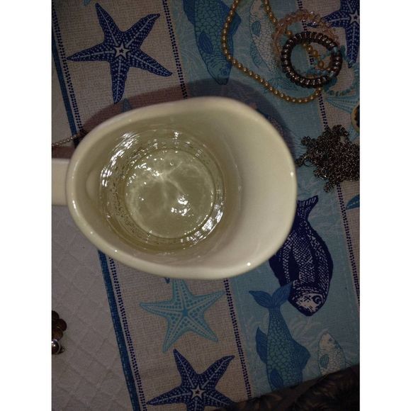 Teacher's Highland Cream WT&S Scotch Whisky 8" Turquoise Blue Bar Pitcher - Picture 3 of 5